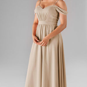 Kennedy Blue 28242 Latte Bridesmaid Dress